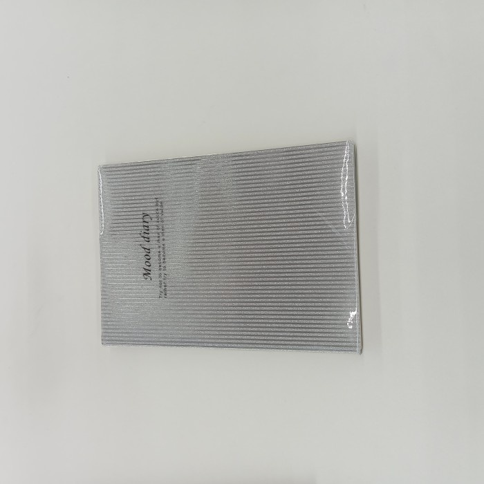 

Buku Tulis Motif Glitter Bergaris/Buku Catatan Harian Buku Diary B5 - SILVER