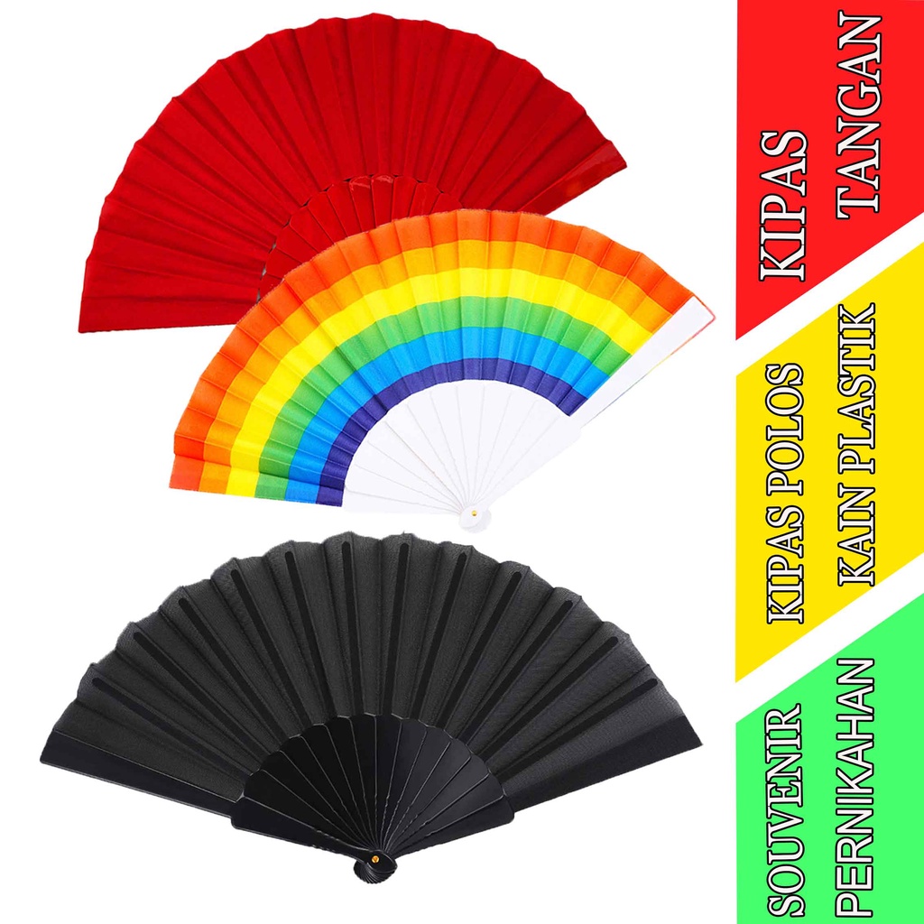Kipas Polos - Kipas Tangan - Kipas Tari Besar