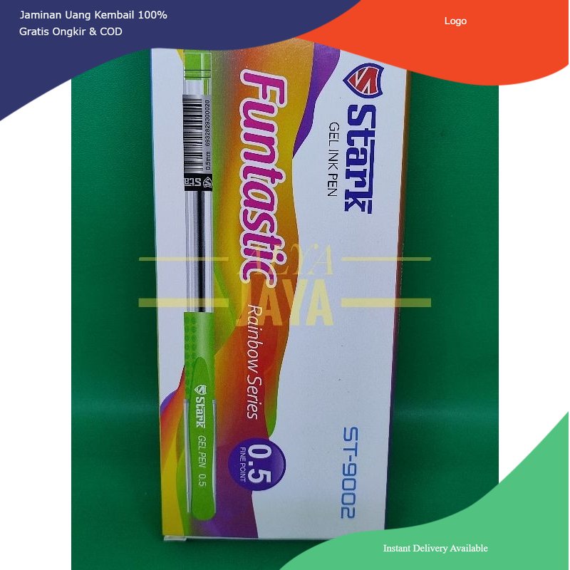 

Pulpen Pena Ballpoin Jel strak 1 Pack 12 Pcs Murah Grosir