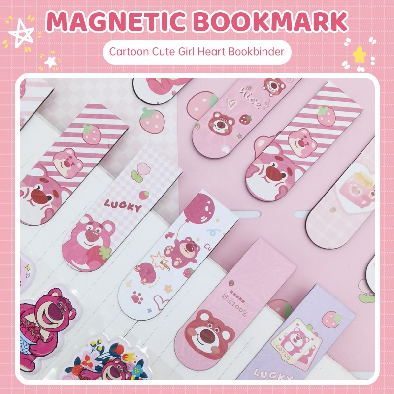 

Klip Buku Magnet Bookmark Magnetik Siswa Bookmark Kreatif Kartun-LOY
