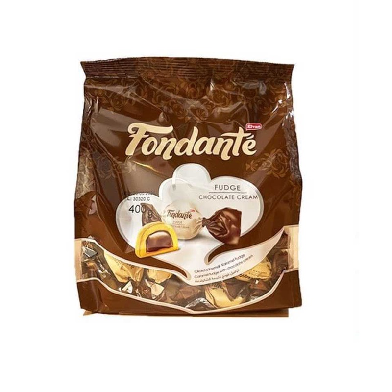 

ELVAN FONDANTE FUDGE CHOC CRM 400G BAG