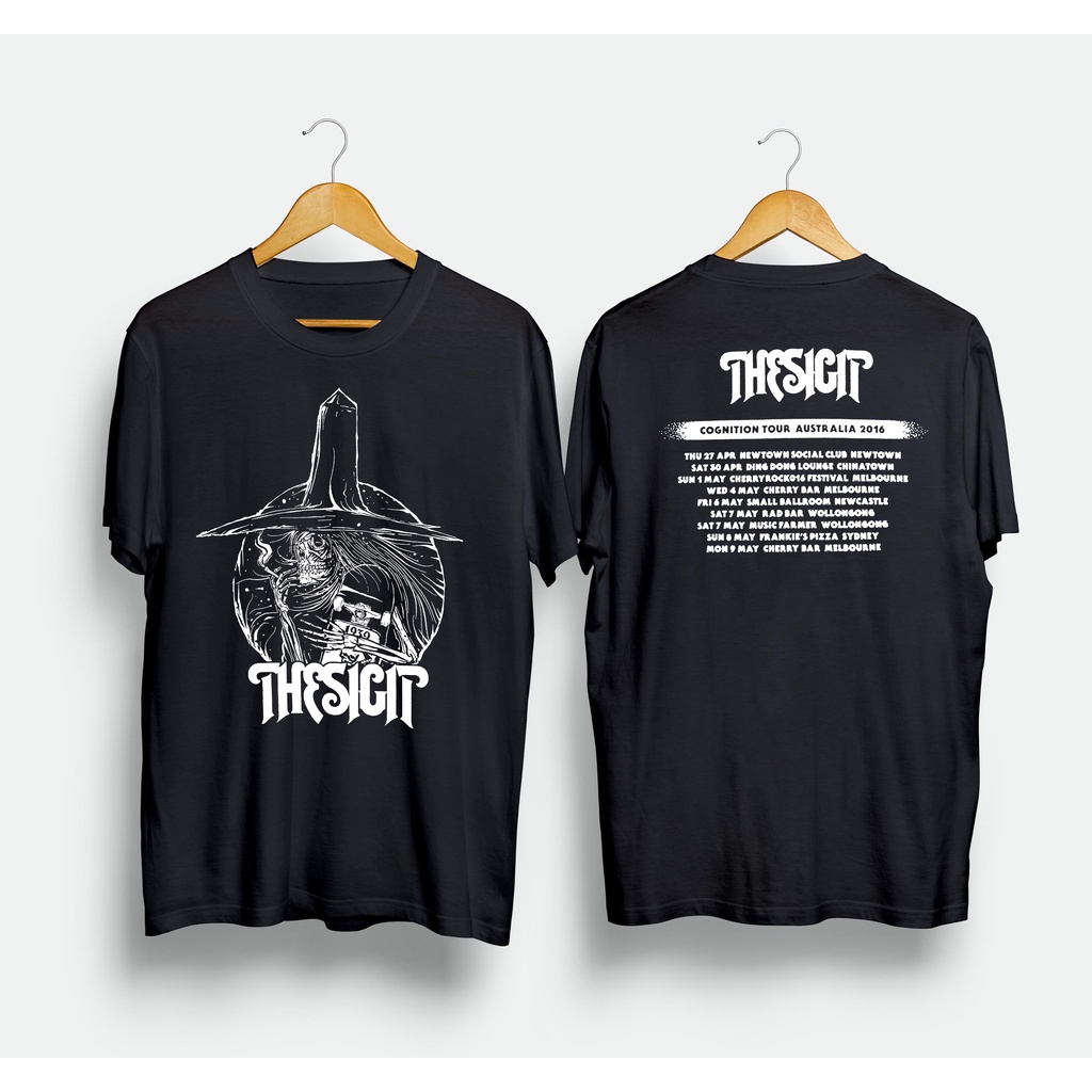 【COD】 NEW T-shirt The Sigit Cognition Tour / THE SIGIT BAND / Band Rock The Sigit KAOS