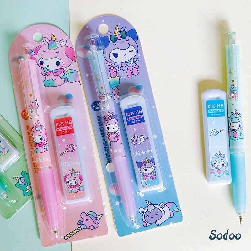 

Kartun pensil sanrio set pensil anak -anak yang lucu - SO
