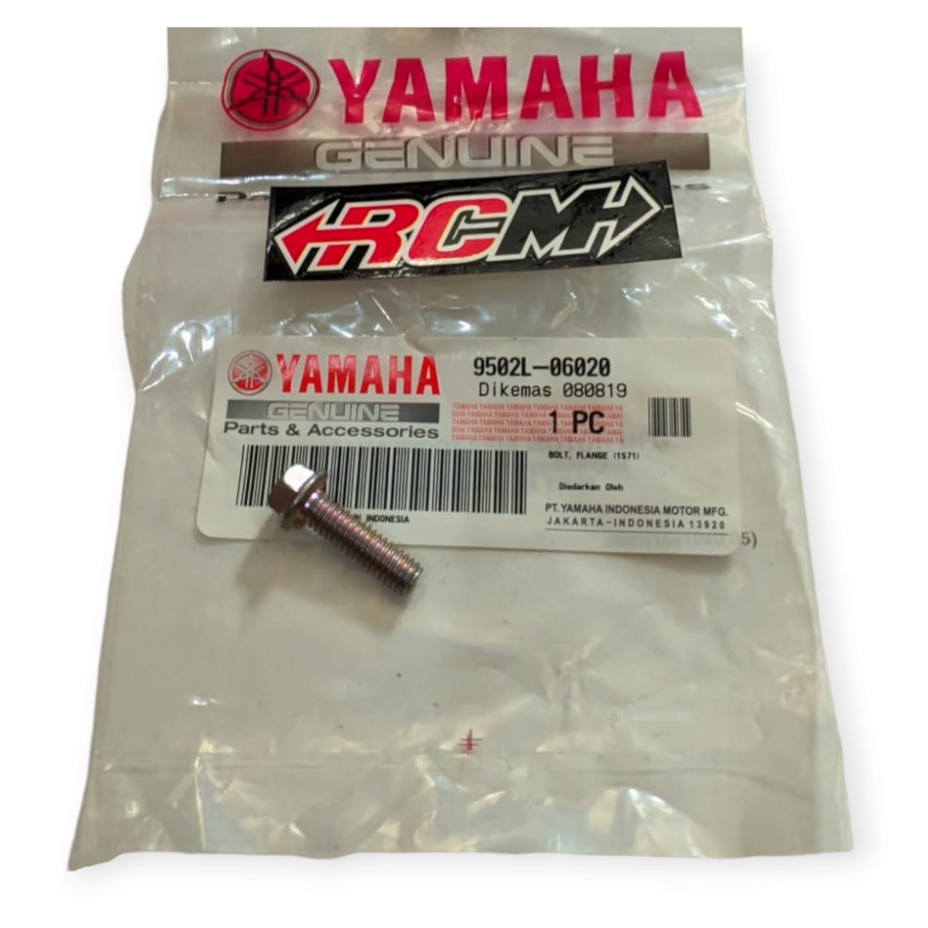 9502L-06020 BOLT FLANGE BAUT TUTUP FILTER OLI JUPITER MX JUP MX VIXION NEW OLD ORI ORIGINAL YAMAHA Y