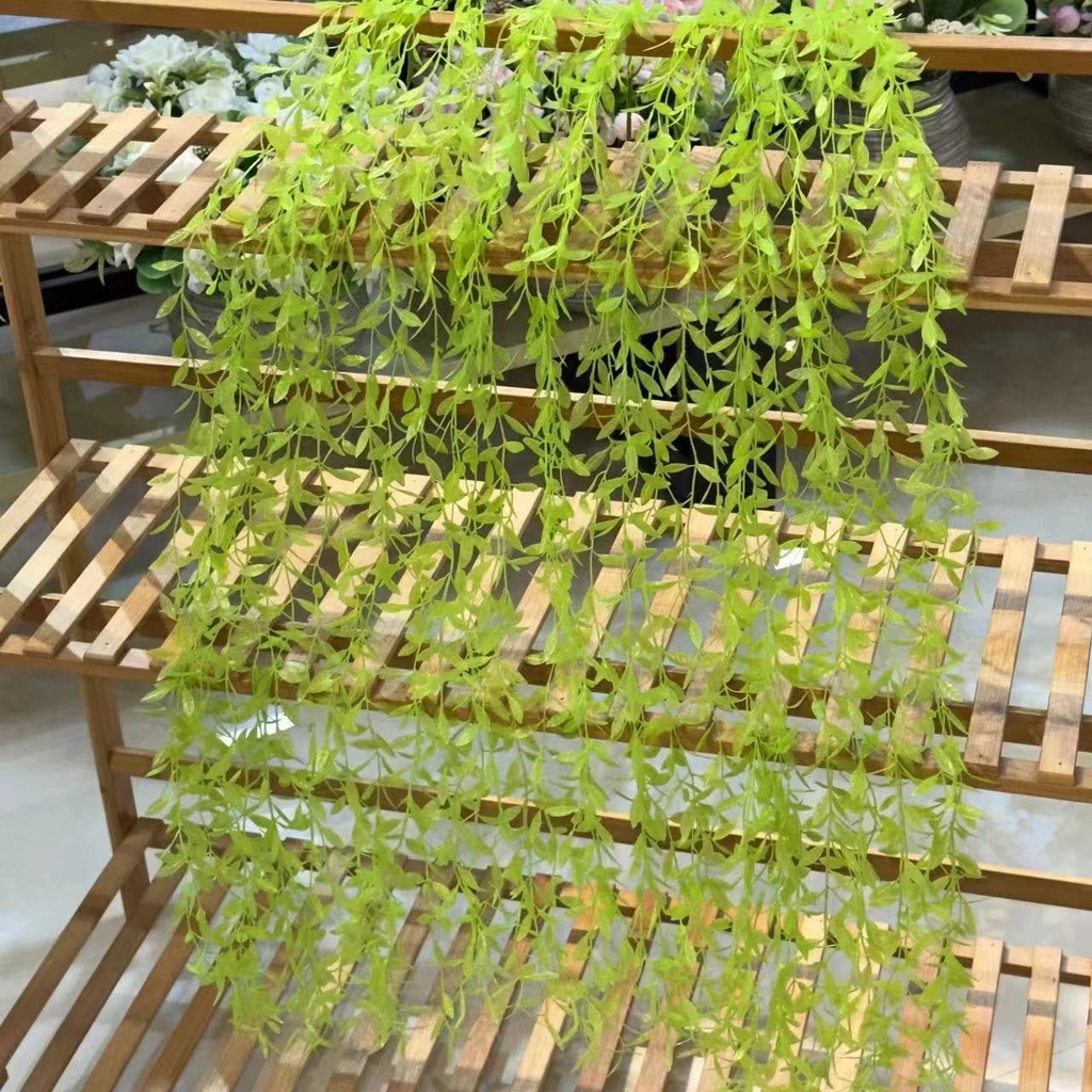 Daun JALAR105cm Jalar Plastik Tanpa Pot Bunga Rambat Sintesis Tanaman Hias Gantung Osear Artificial 