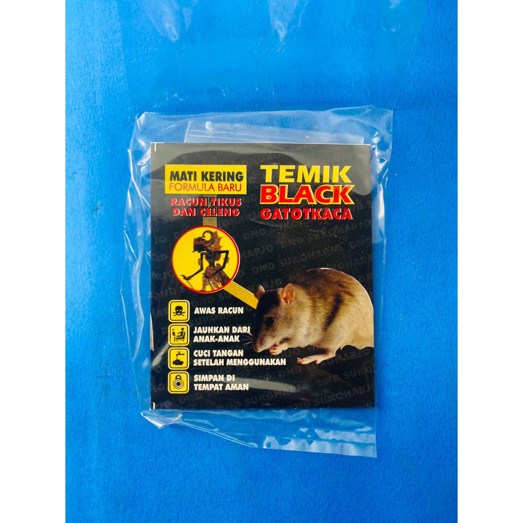 Racun Tikus dan Celeng 15G TEMIK BLACK GATOTKACA