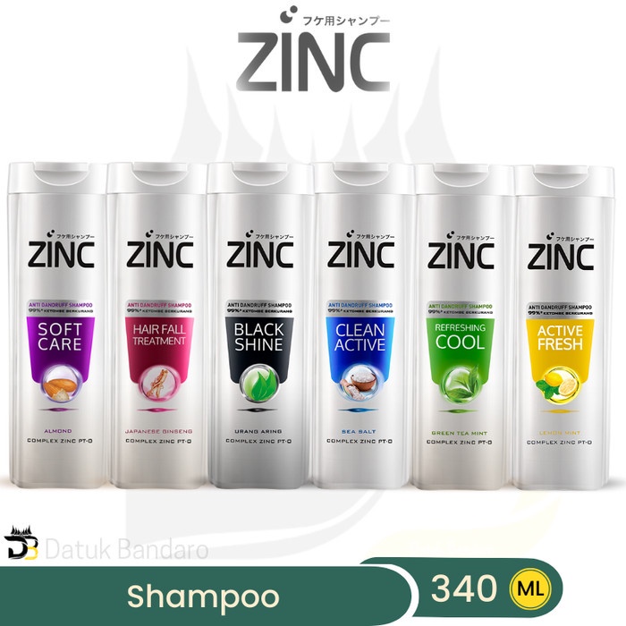 {BARNIK} ZINC SHAMPOO 340ML  Botol Besar Murah RANDOM