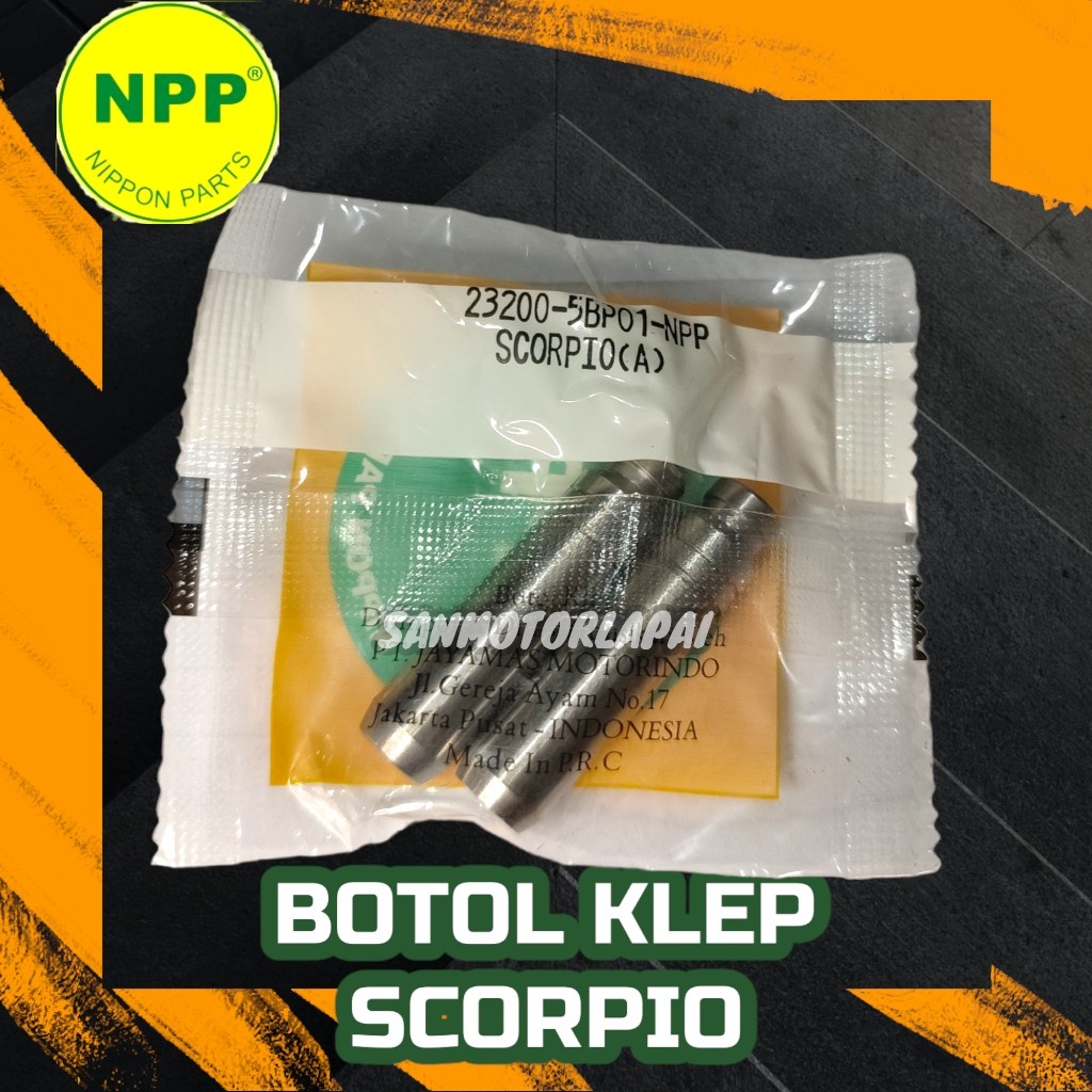 Botol Klep Scorpio - NPP