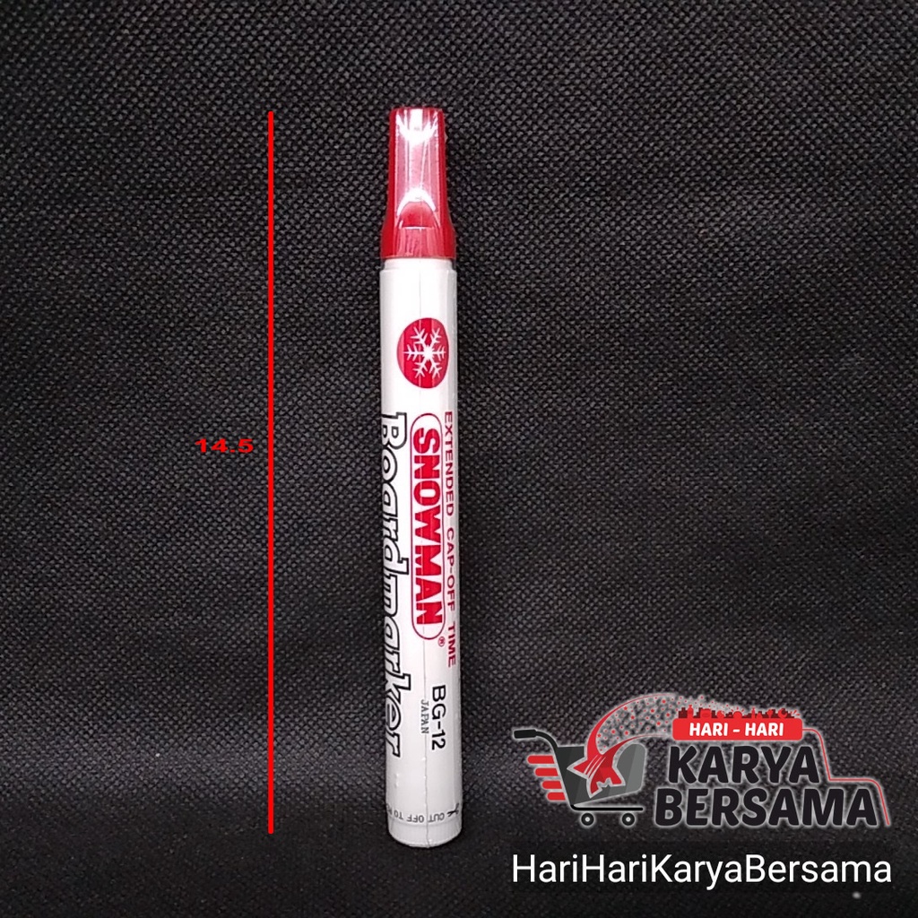 

SNOWMAN BOARDMARKER RED