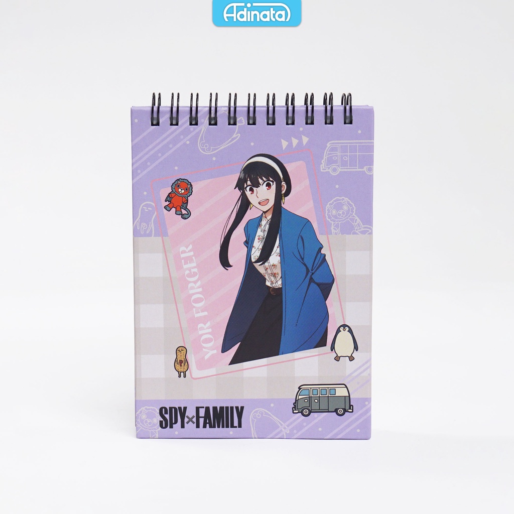 

Spy X Yor A6 Memo Spiral Notebook 2331-4335 - Adinata / Buku Catatan / Memo