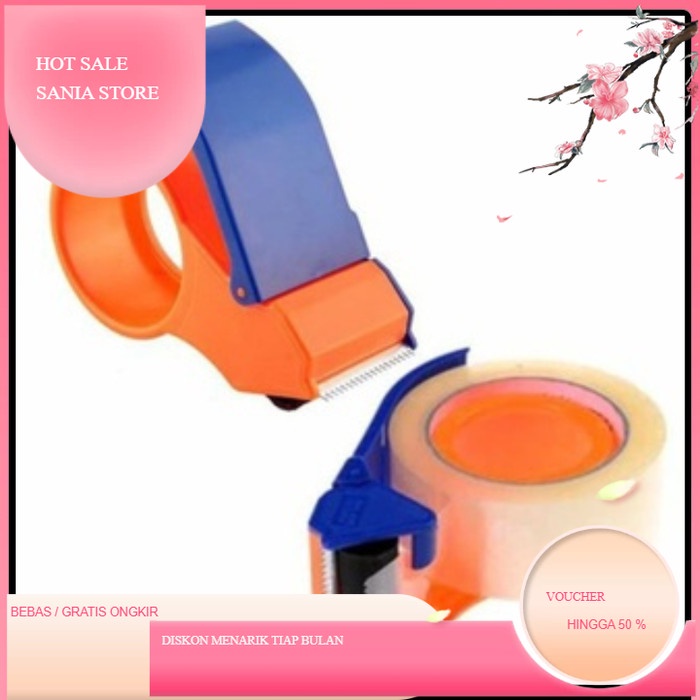 Dispenser Lakban Tape Dispenser Tape Cutter Alat Potong Lakban Besar