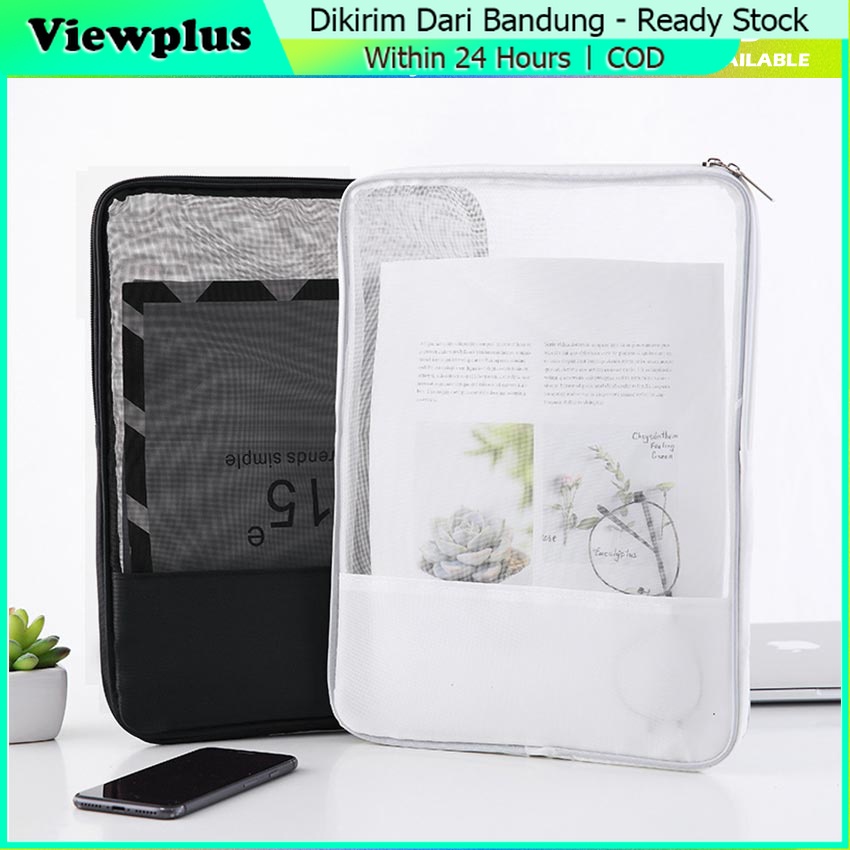 

Pouch Bag Jaring A4 Transparan Tas Document Serbaguna Organizer Bag Jaring / Tas Zipper Bag Serbaguna Organize Map /Kotak Buku Jaring Transparan Tas Dokumen Document Bag Bahan Jaring