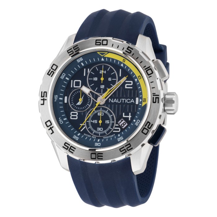 Original 100% Nautica Gents Watch NST101 Chrono  NAPNSS301 Garansi Resmi 1 Tahun