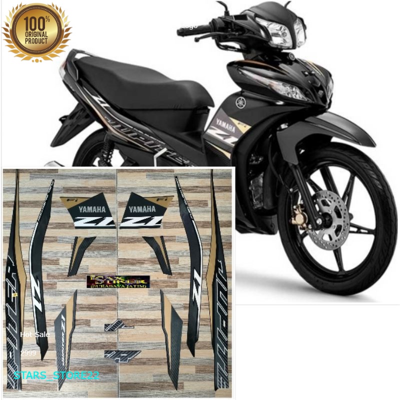 (ORI) striping original Yamaha Jupiter Z1 FI hitam gold tahun 2020 2021 KUALITAS ORIGINAL PABRIK