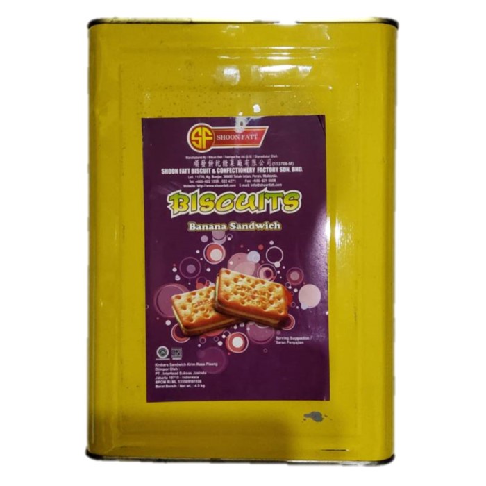 

Kincio Po Shoon Fatt Biscuit Banana Sandwich 100gr Pisang Malaysia