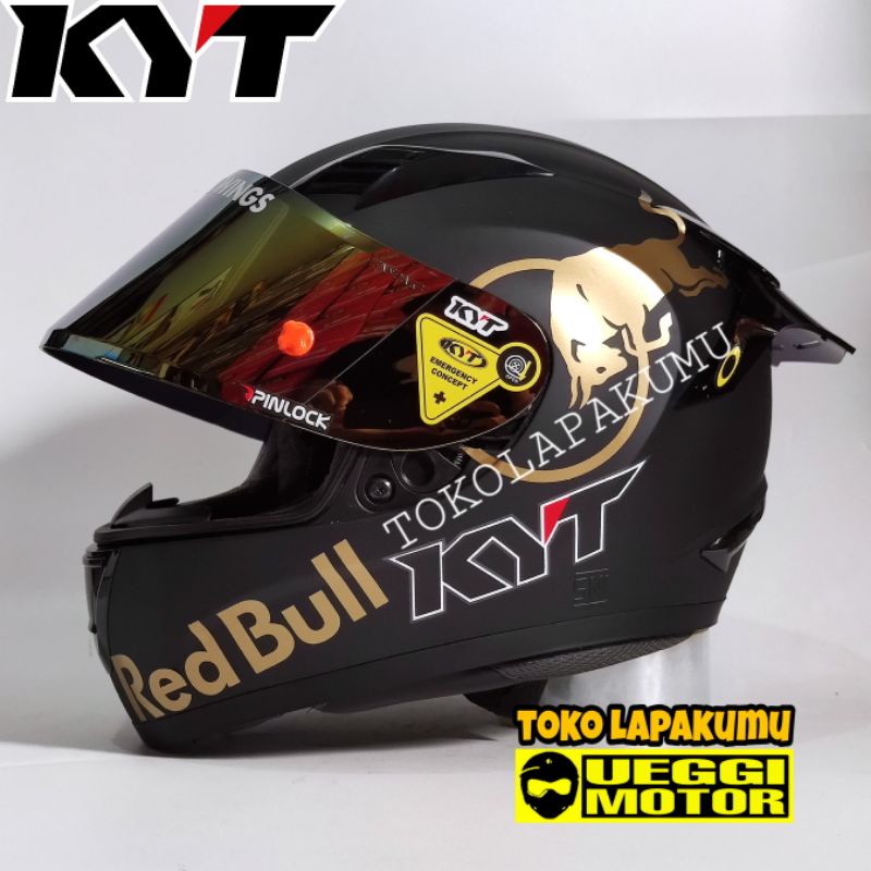 KYT R10 BLACK DOF MODIF PAKET GANTENG