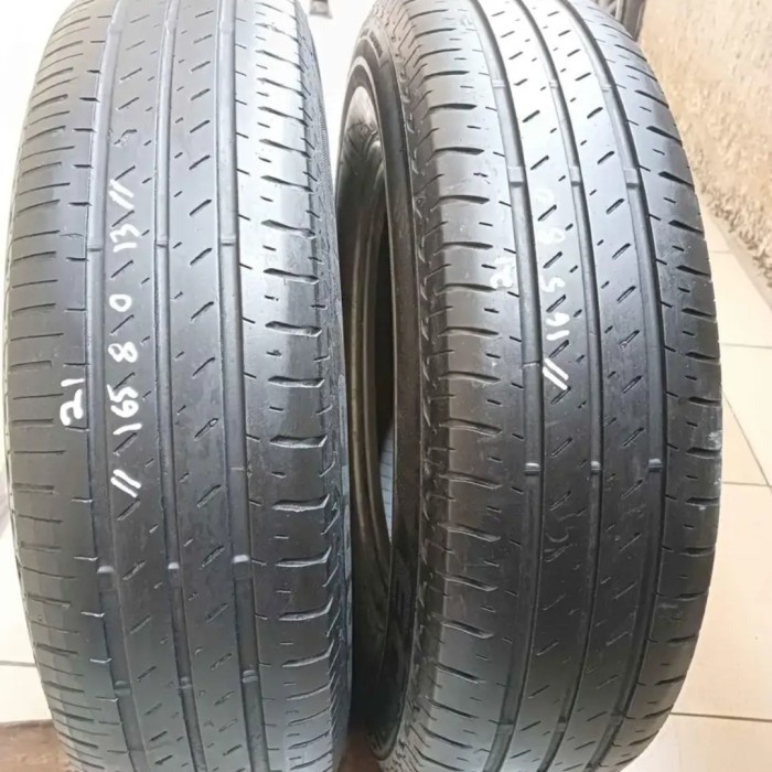 BAN MOBIL SECOUND RING13 merk BRIDGESTONE ECOPIA 165 80 13 ban copotan