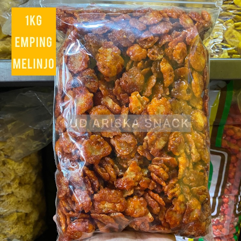 

1KG Emping Melinjo Khas Lampung Geprek Pedas Manis