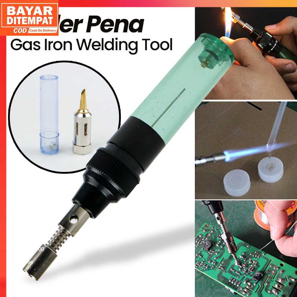 ( 100% ORI ) JHHTDZ Solder Pena Gas Iron Welding Tool 3 in 1 1300C - HT-F01