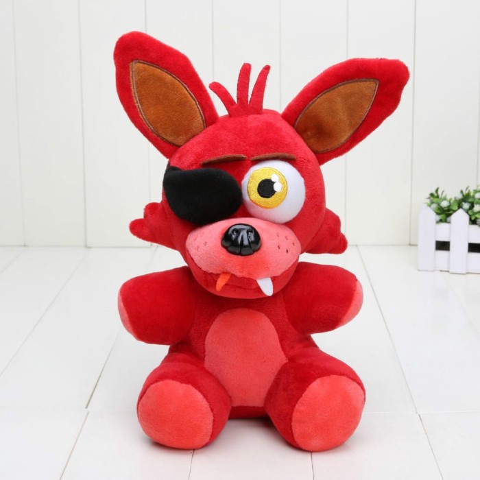 JH785 boneka freddy's fnaf freddy security breach bahan Plush - Foxy, Freddy's Boneka