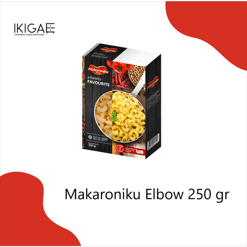 

MAKARONIKU ELBOW / PASTA MAKARONI ELBOW 200 GR