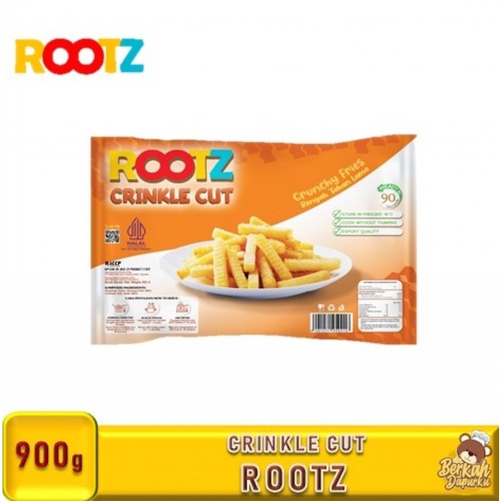

Rootz Singkong Crinckle 900g Singkong Goreng Frozen Food Murah