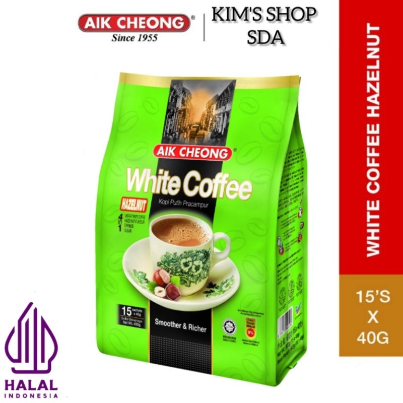 

COD ED: 30 JUNI 2024 - WHITE COFFEE HAZELNUT AIK CHEONG 600GR