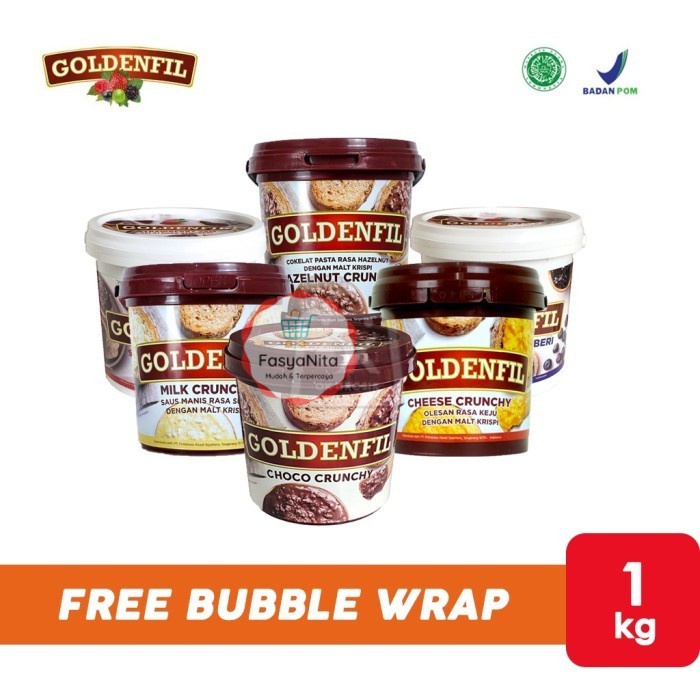 

COD [1 Kg] Goldenfil Choco Crunchy / Olesan Coklat Malt - Blueberry - FasyAnita Mart Denpasar