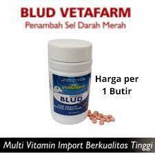 JUAL BLUD 1 TABLET VETAFARM OBAT VITAMIN BURUNG MERPATI ANTIBIOTIK PENAMBAH SEL DARAH MERAH
