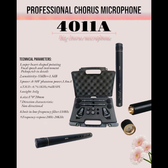Mic Condensor VPK 4011A / cocok Imam Stand Mic Di Masjid Original