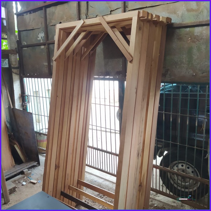 Kusen Pintu Kayu Kamper Kusen Pintu Custom Ukuran