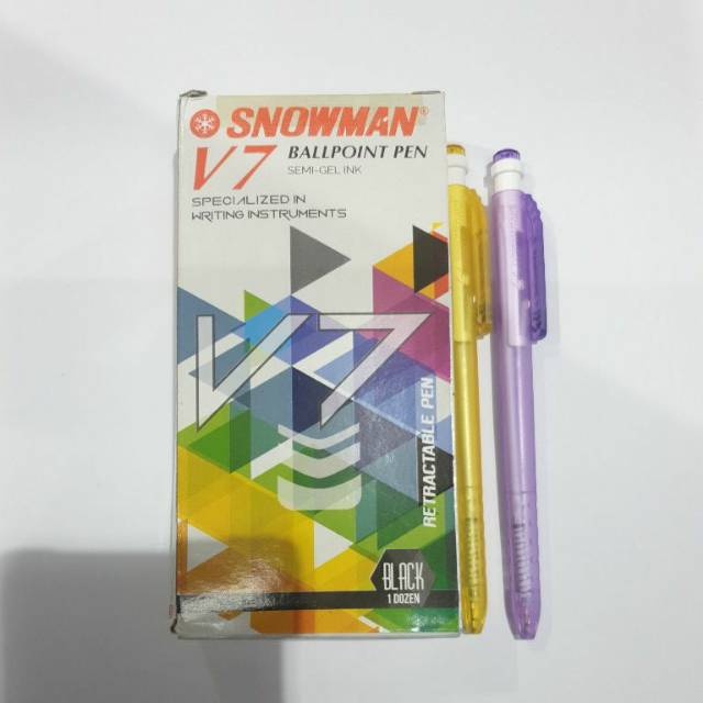 

SNOWMAN BALLPOINT PEN V7 0.7MM