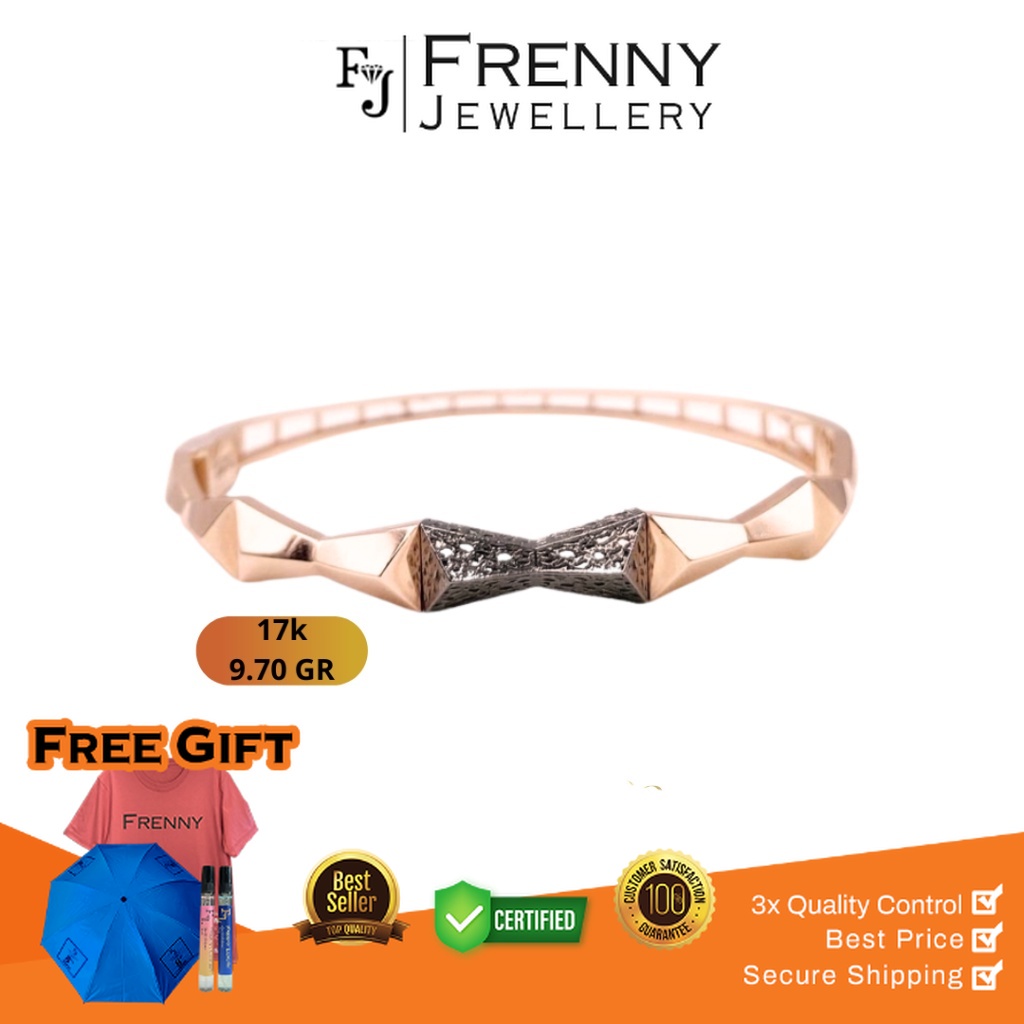 Gelang Emas Rose Gold Lavani 17K Frenny Jewellery