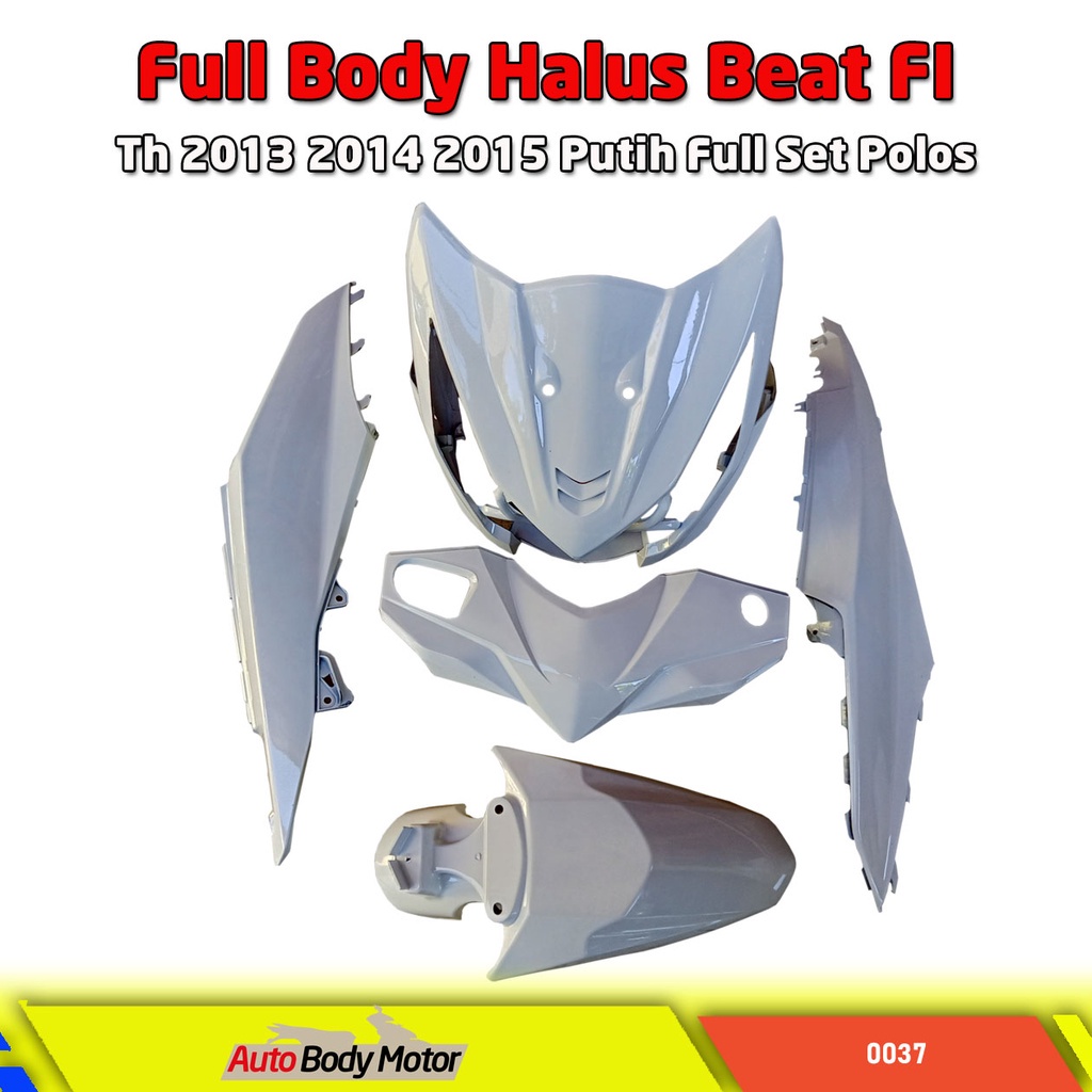 Full Body Halus Beat FI 2013 2014 2015 Putih Full Set Polos