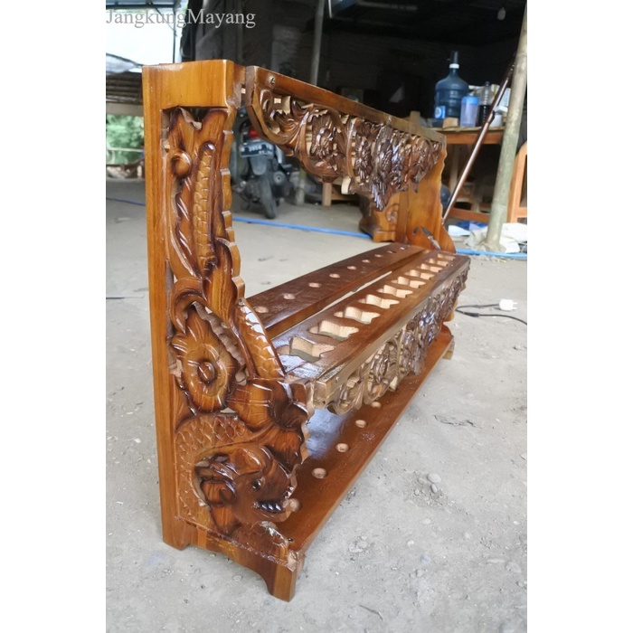 

jagrak keris isi 20 ukir naga alusan kontruksi jos KP termurah