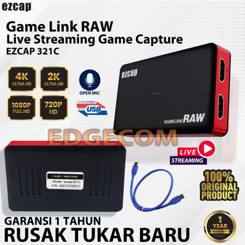 Ezcap 261 USB 3.0 Video Capture Card Adapter 1080P HD Recorder / EZCAP261
