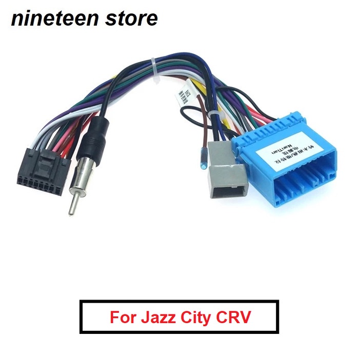 Kabel Soket Honda Jazz GD3 City CRV Gen 2 Stream Headunit Android