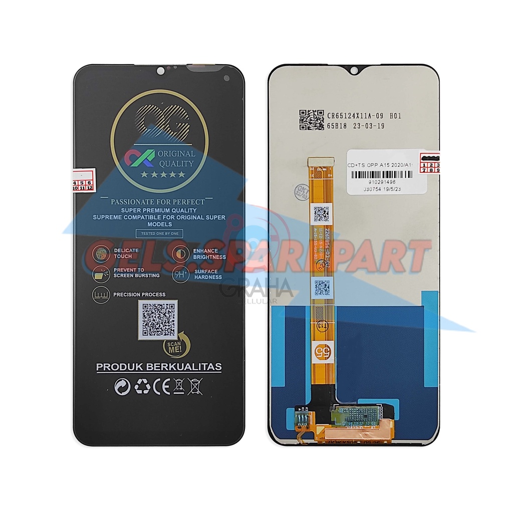 LCD OPPO A15 / A15S OG ORI SUPER FULLSET TOUCHSCREEN