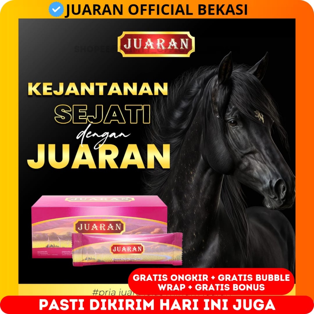 Juaran Serbuk Obat Kuat Stamina SACHET Pria Dewasa - Juaran Asli Minuman Serbuk - Juaran Obat Vitali