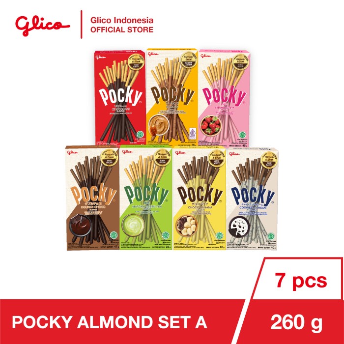 

Glico Pocky Almond Set A