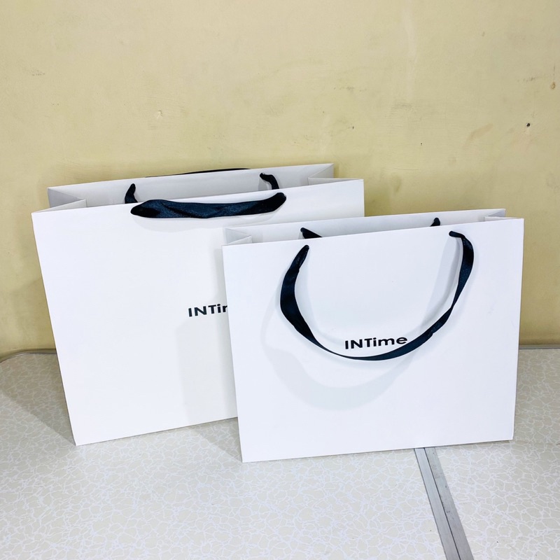 

Paper bag iNTime Shopping Bag Mall Paperbag Tas Kado Hadiah