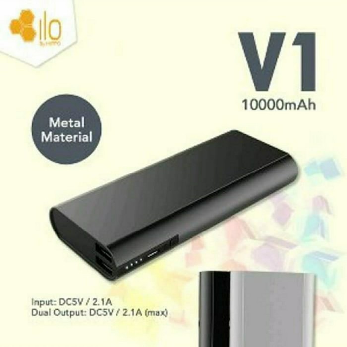 HIPPO Power Bank ILO V1 10000 mah PowerBank HIPPO Garansi Resmi