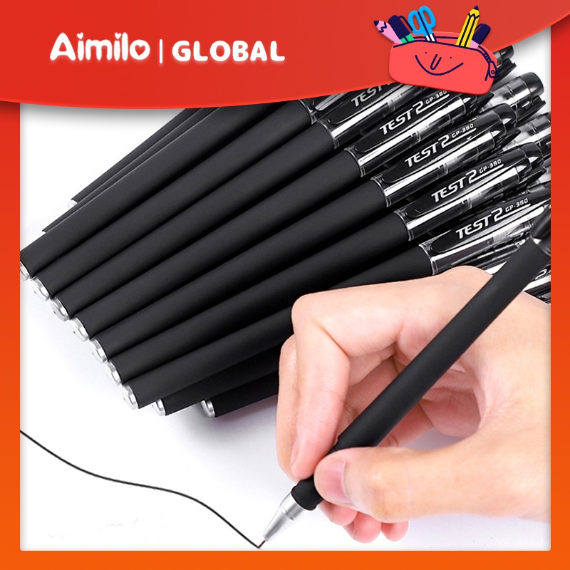 

Aimilo Medan - Gel Pen Pulpen Gel Tabung Jarum Penuh 3 Warna 0.5mm 1 PCS