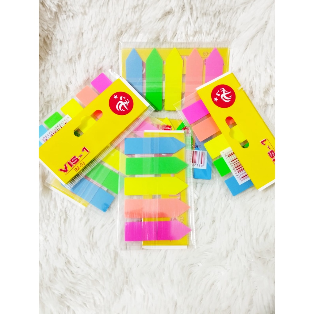 

Vis-1 Sticky Notes / Index Memo 5 warna motif Panah Kecil - IM03
