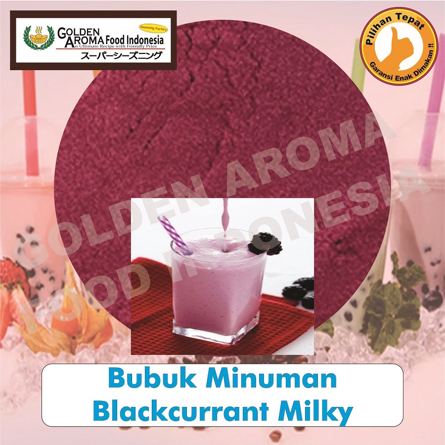 

Bubuk Blackcurrant Milky 1kg Serbuk Blackcurrent Powder Minuman Black Currant Current Halal murah