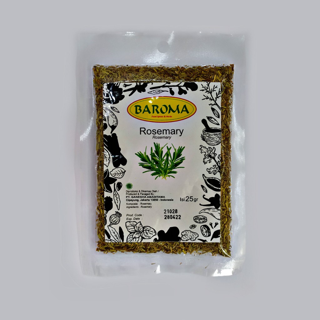 

Rosemary 25 Gr Refill - Baroma Bumbu Rempah