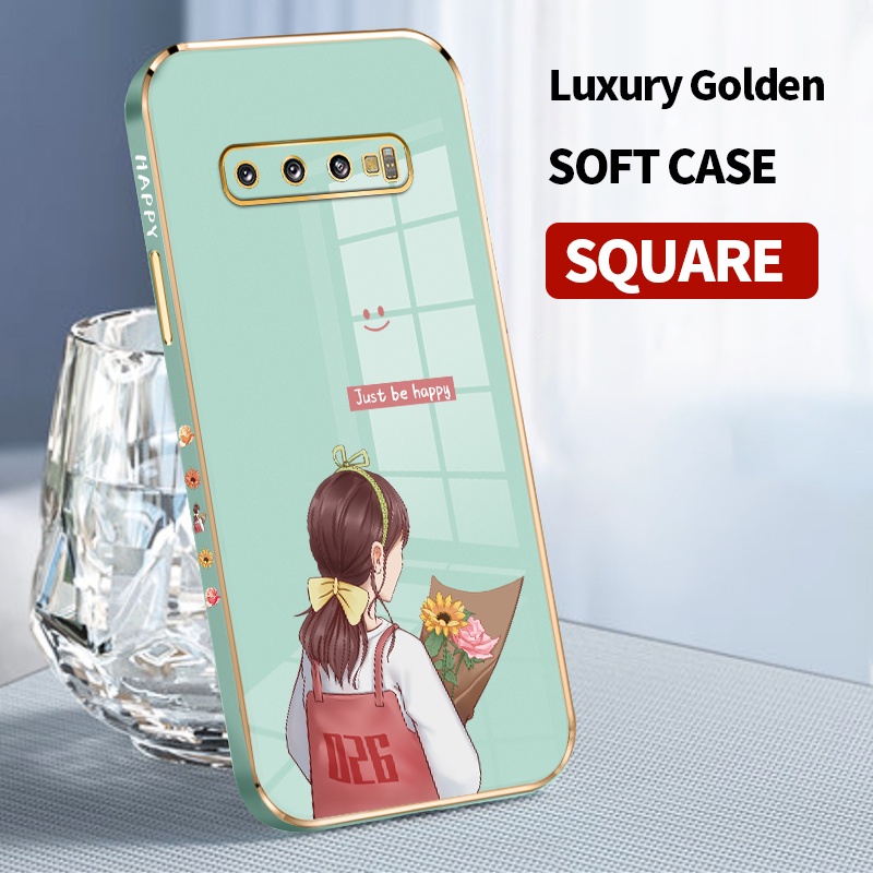 Gold Plating Casing For Samsung Galaxy S10 Plus S10 S20 FE 4G 5G S20 Ultra 4G 5G S21 5G S22 5G S23 5