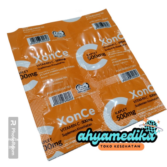 (BISA COD)- XONCE VIT C 500MG PER STRIP ORIGINAL