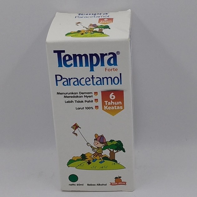 DEMAN SAKIT GIGI ANAK TEMPRA FORTE SIRUP ORIGINAL