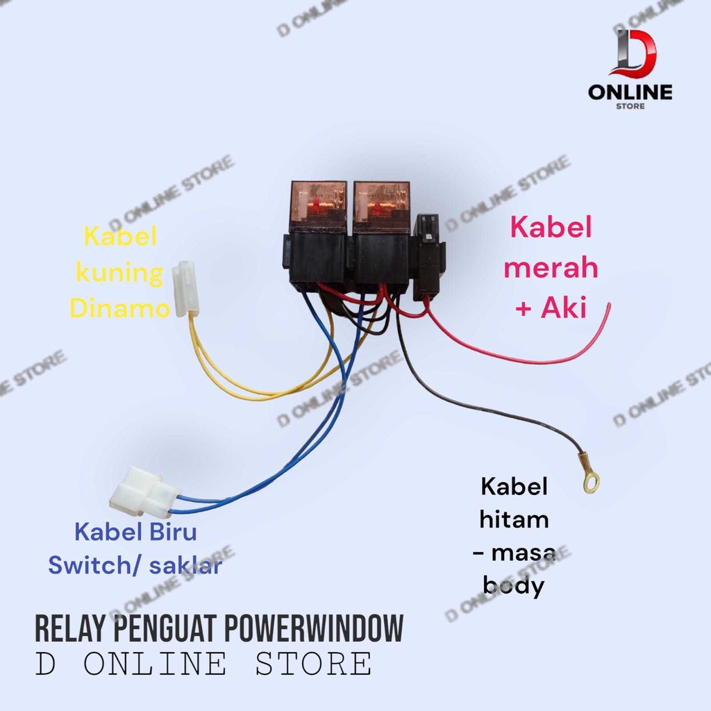 Relay power window mobil panther
